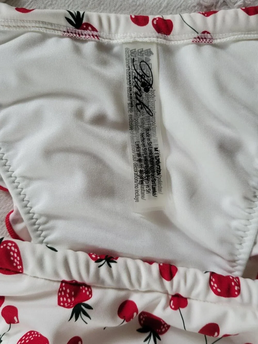 Frankie’s Bikini Bottoms Cherries and Strawberries